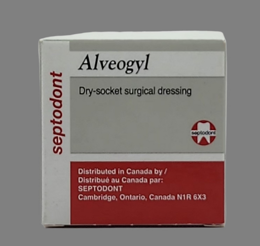 Alveogyl-Dry socket surgical dressing